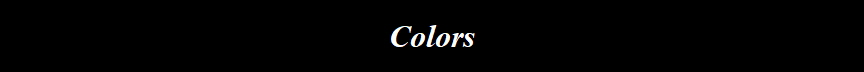Colors